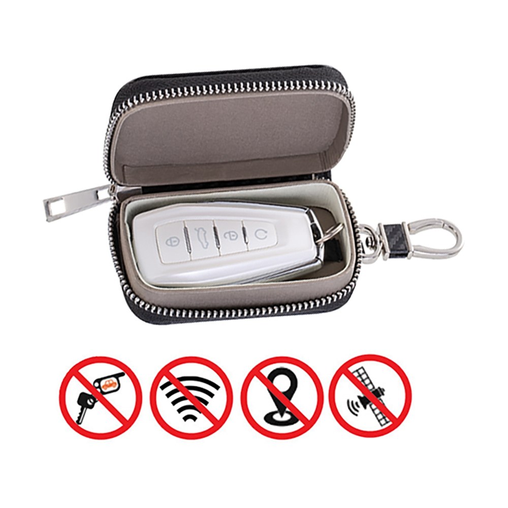 Anti-theft case for car keys blocking radio waves Faraday Box