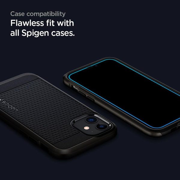 Tvrzené sklo Spigen Alm Glass Fc 2-Pack Iphone 12 Mini Black