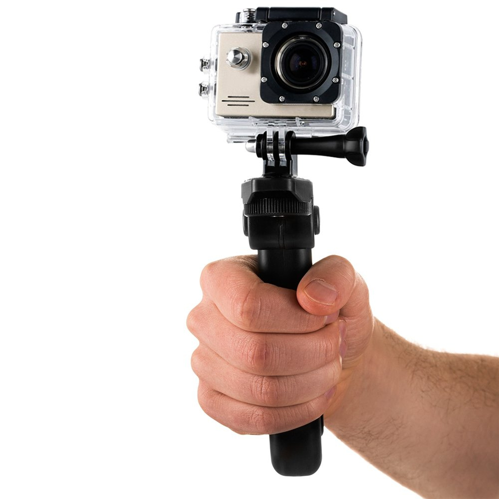 Monter avec un mini trépied pour les caméras d'action GoPro SJCAM noir -  grossiste d'accessoires GSM Hurtel